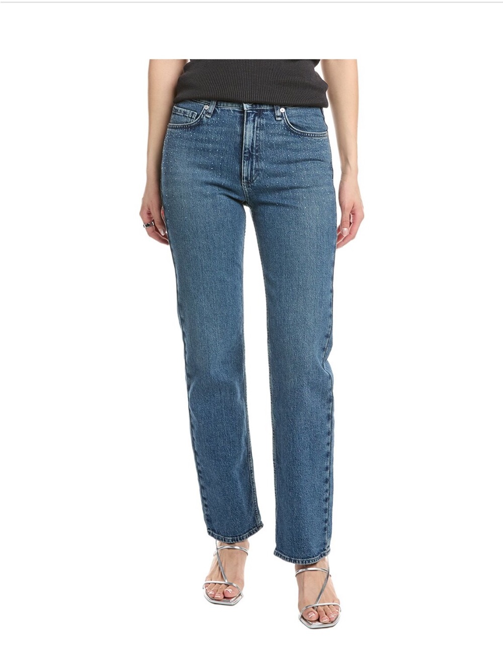 Nwt Rag & Bone Hattie Mid-Rise Macon Full Length Jean size 28